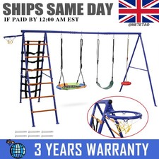 6 in 1 Garden Swing Set with