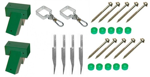 Swing corner metal bracket set - swing,
