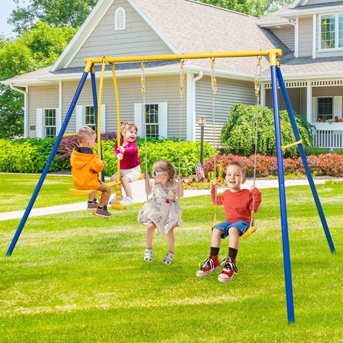 Kids metal swing - metal, set