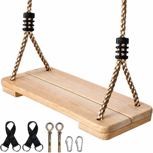 Wood tree swing seat - tree,
