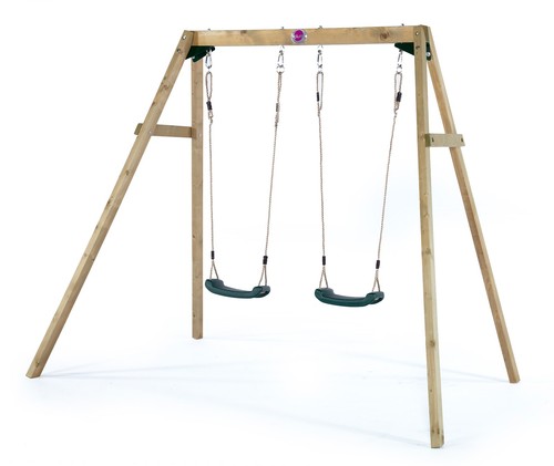 Plum play wooden double - plum, swing