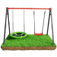 Children Swing Set Steel Frame