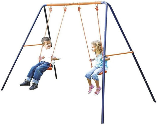 Double swing set hedstrom - double,