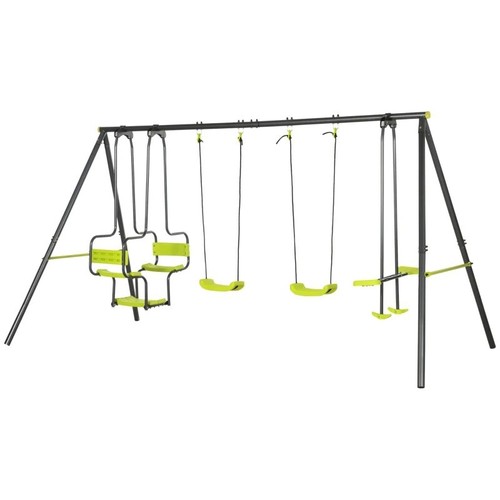 Garden swing set with double - swing,