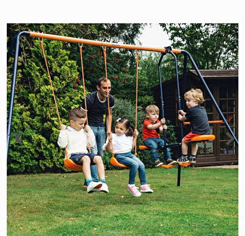 Metal children swing - metal, set