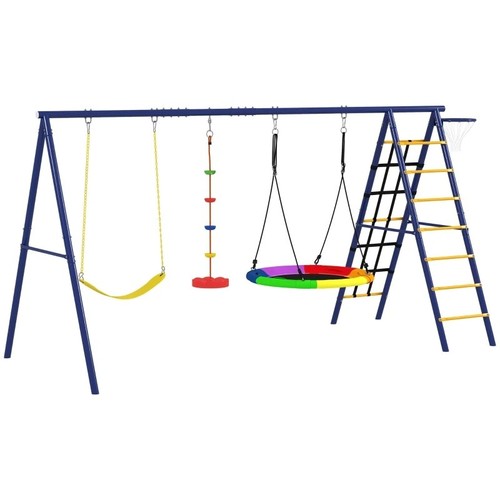 Kids swing set with - in,