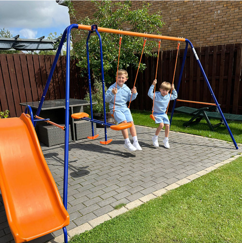 Kids swing set metal - kids, outdoor