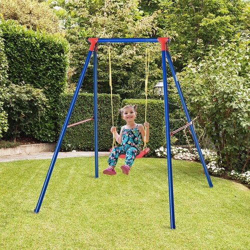 Metal swing set adjustable - metal, w/