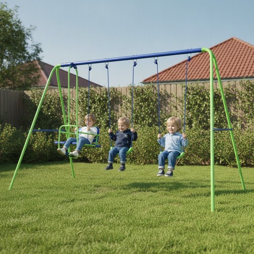 Kids swing set with - with, swings