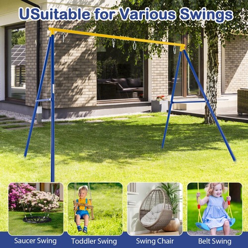 Kids double swing set frame - kids,