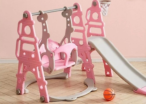 Kids slide swing set - in,