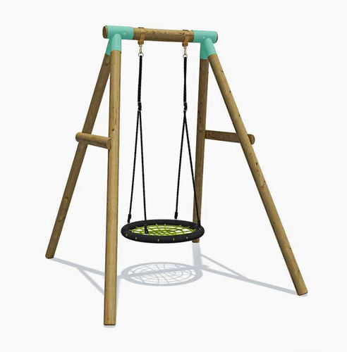 Wooden frame nest swing set - nest,