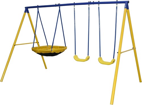 Garden swing set - swing, for